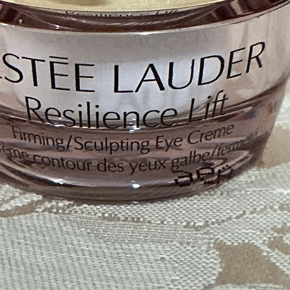 Estee Lauder Resilience Lift Night Face and Neck Cream .5 oz & Eye Cream .17 oz